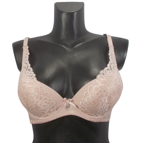 Бюстгальтер с корректором Biweier 81295 80B Пудровый (1608560397)