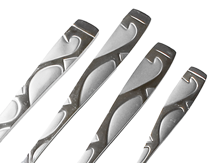 Набор столовый Арка 4 шт. Серебрянный - фото 2 Набор столовый Арка 4 шт. Серебрянный - фото 2