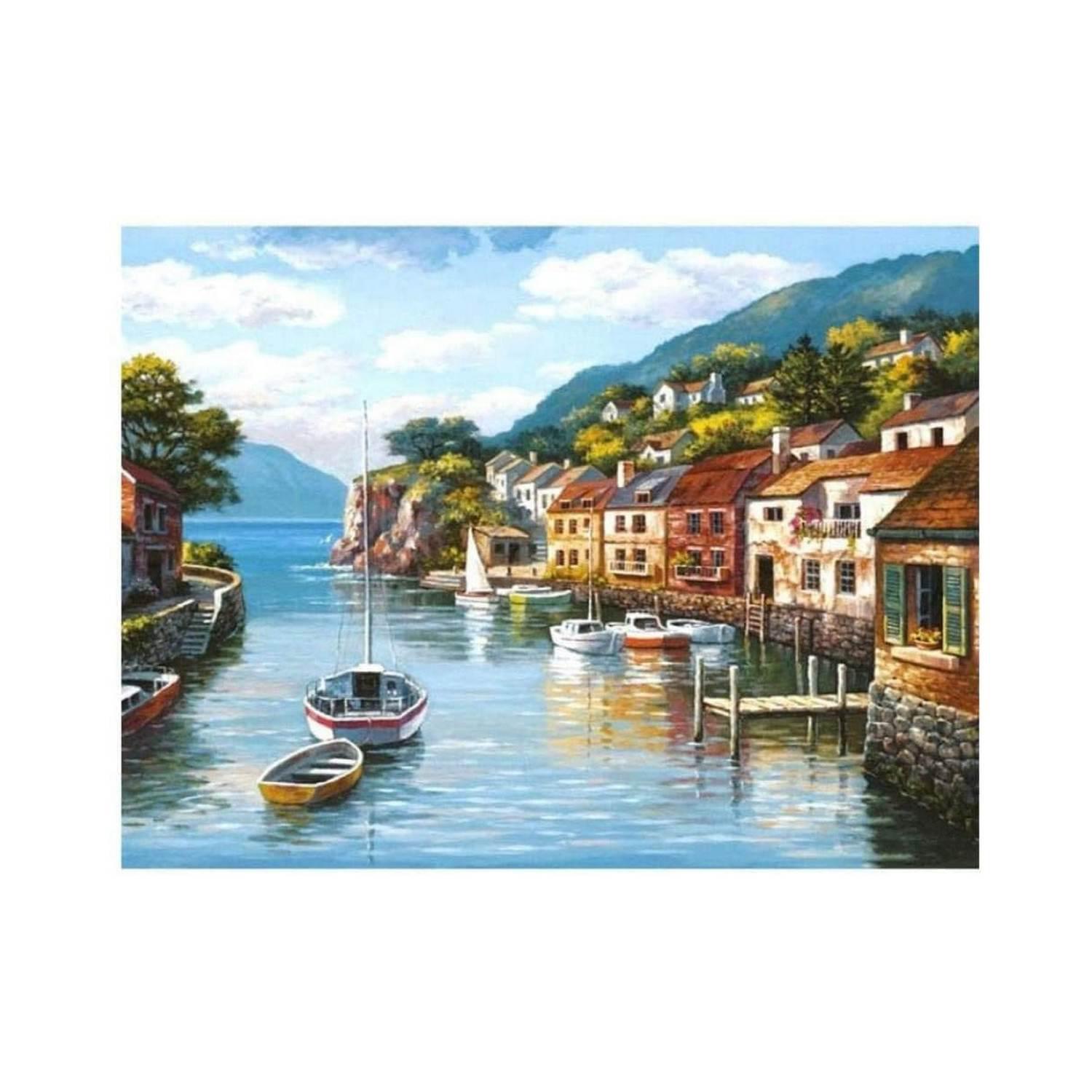 Картина по номерам Strateg Уютный городской пейзаж 40x50 см (VA-0408)