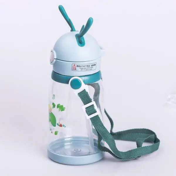 Пляшка для води дитяча на ремінці 550 мл Ментоловий (HP-14-44TU) - фото 3 Пляшка для води дитяча на ремінці 550 мл Ментоловий (HP-14-44TU) - фото 3