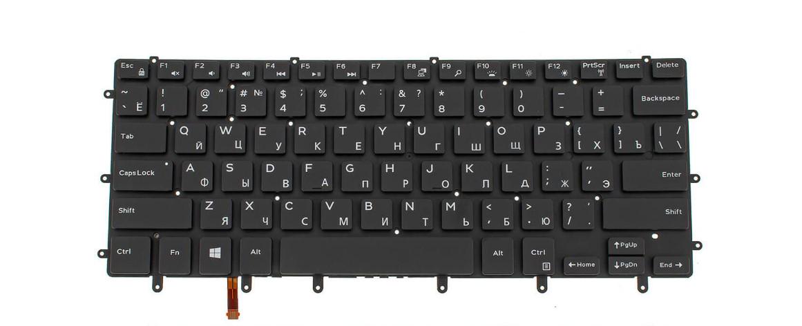 Клавіатура для ноутбука Dell Inspiron 7568 з підсвічуванням клавіш (0K3VC4)