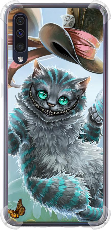 Чехол на Samsung Galaxy A30s A307F Чеширский кот 2 (3993sp-1804-42517) Чехол на Samsung Galaxy A30s A307F Чеширский кот 2 (3993sp-1804-42517)