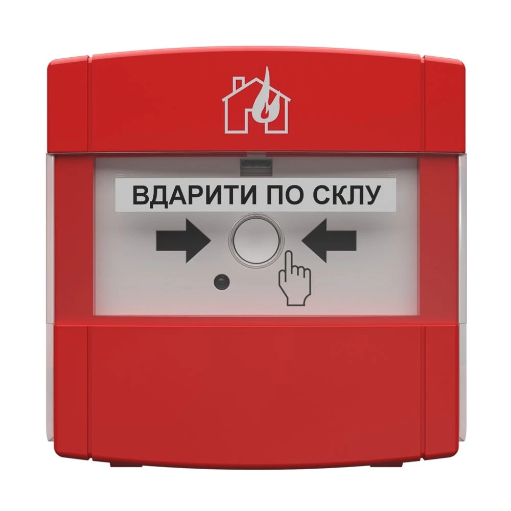 Клавиша управления автоматикой адресная Tiras DETECTO BTN100 Red