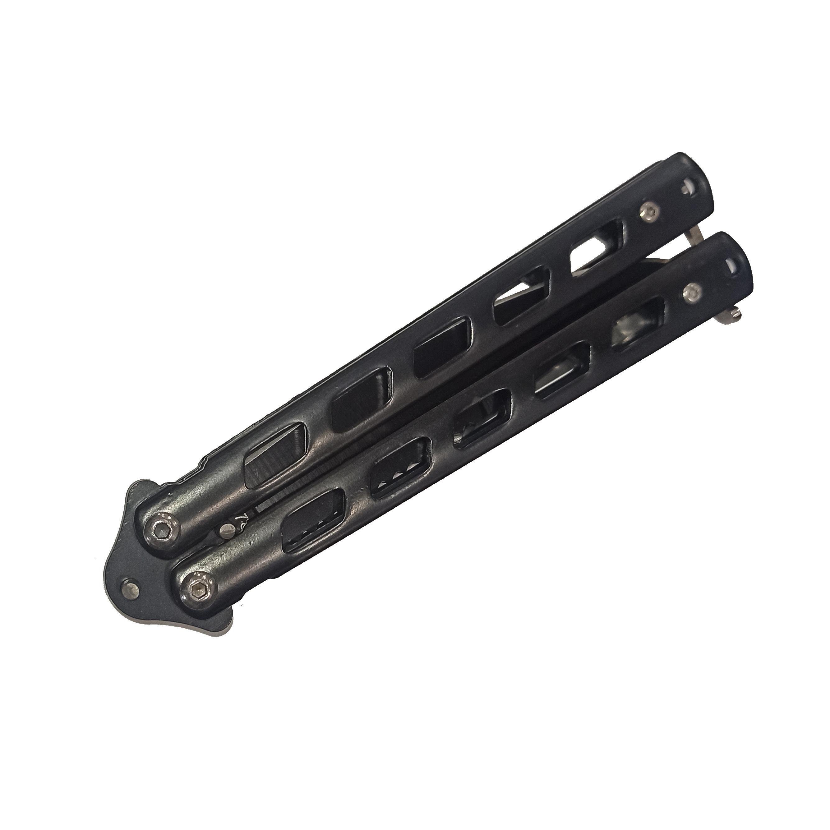 Ніж метелик Field A1009 балісонг Чорний (t7930) - фото 2 Ніж метелик Field A1009 балісонг Чорний (t7930) - фото 2