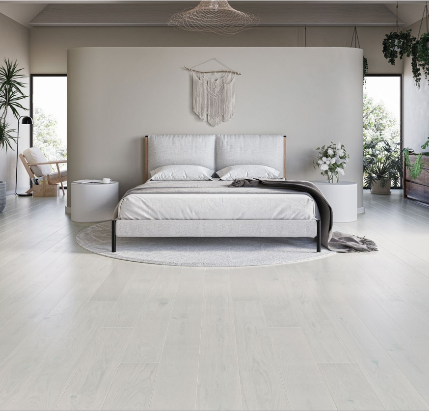 Паркетна дошка Floor`360 Дуб WHITE CHOC 1-смугова Лак