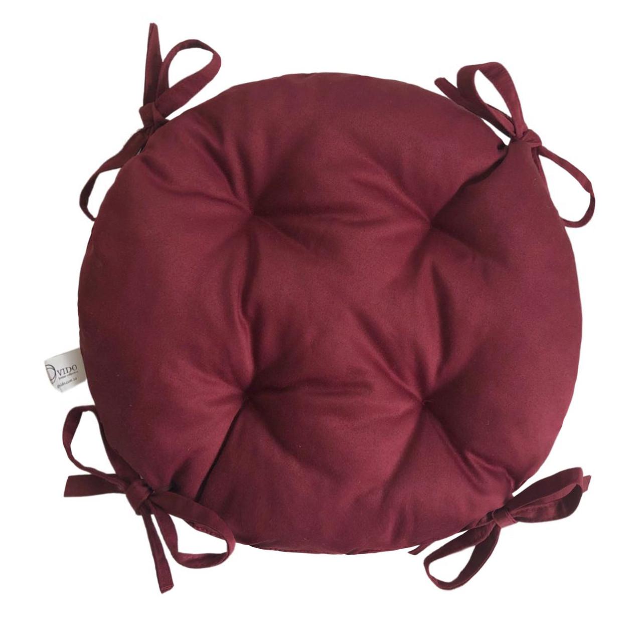 Подушка для стула/кресла/табурета 40x8 см Бордовый (2105504422) - фото 1 Подушка для стула/кресла/табурета 40x8 см Бордовый (2105504422) - фото 1
