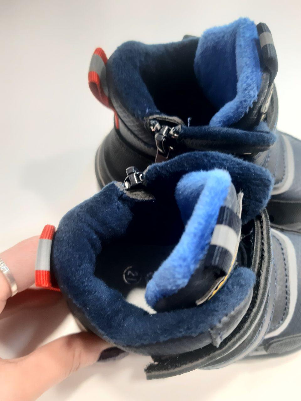 Ботинки для мальчика Clibee р. 21 13,5 см Синий (803 blue) - фото 5