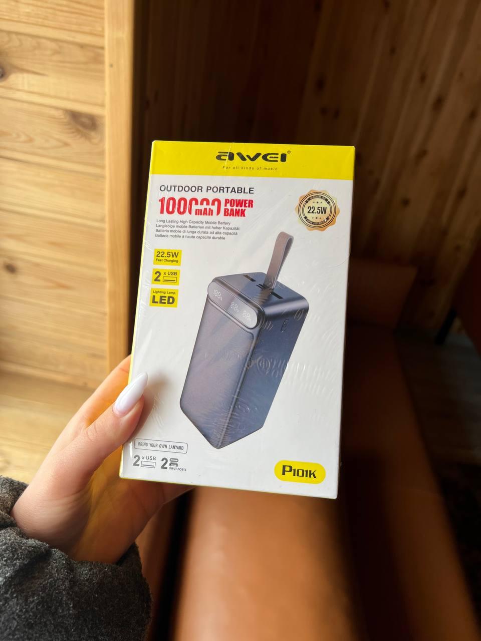 Повербанк с быстрой зарядкой 100000 мАч (AND P101K) - фото 7 Повербанк с быстрой зарядкой 100000 мАч (AND P101K) - фото 7