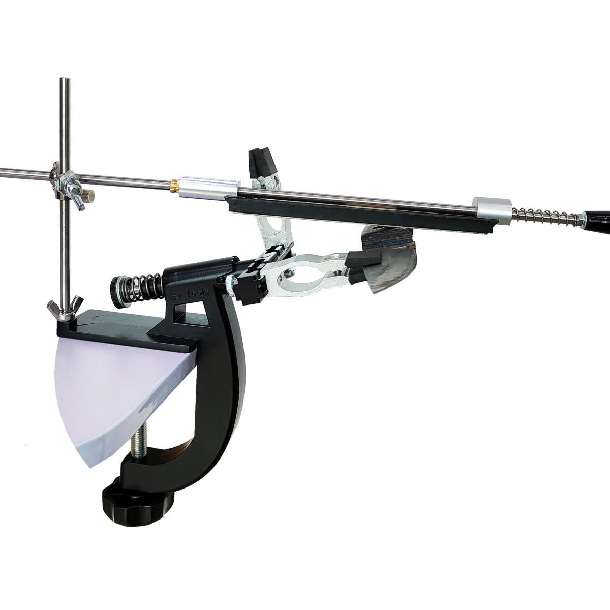 Точильный станок для ножей SYTools K09 Professional поворот на 360 градусов пластиковый кейс (2885)