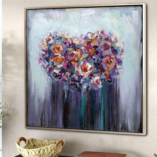 Картина на холсте ArtSale Абстракция 70х70 см abst0245