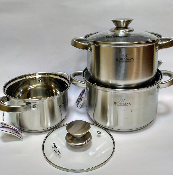 Набор кухонной посуды Bohmann 6 пр. (BH-0514) Набор кухонной посуды Bohmann 6 пр. (BH-0514)
