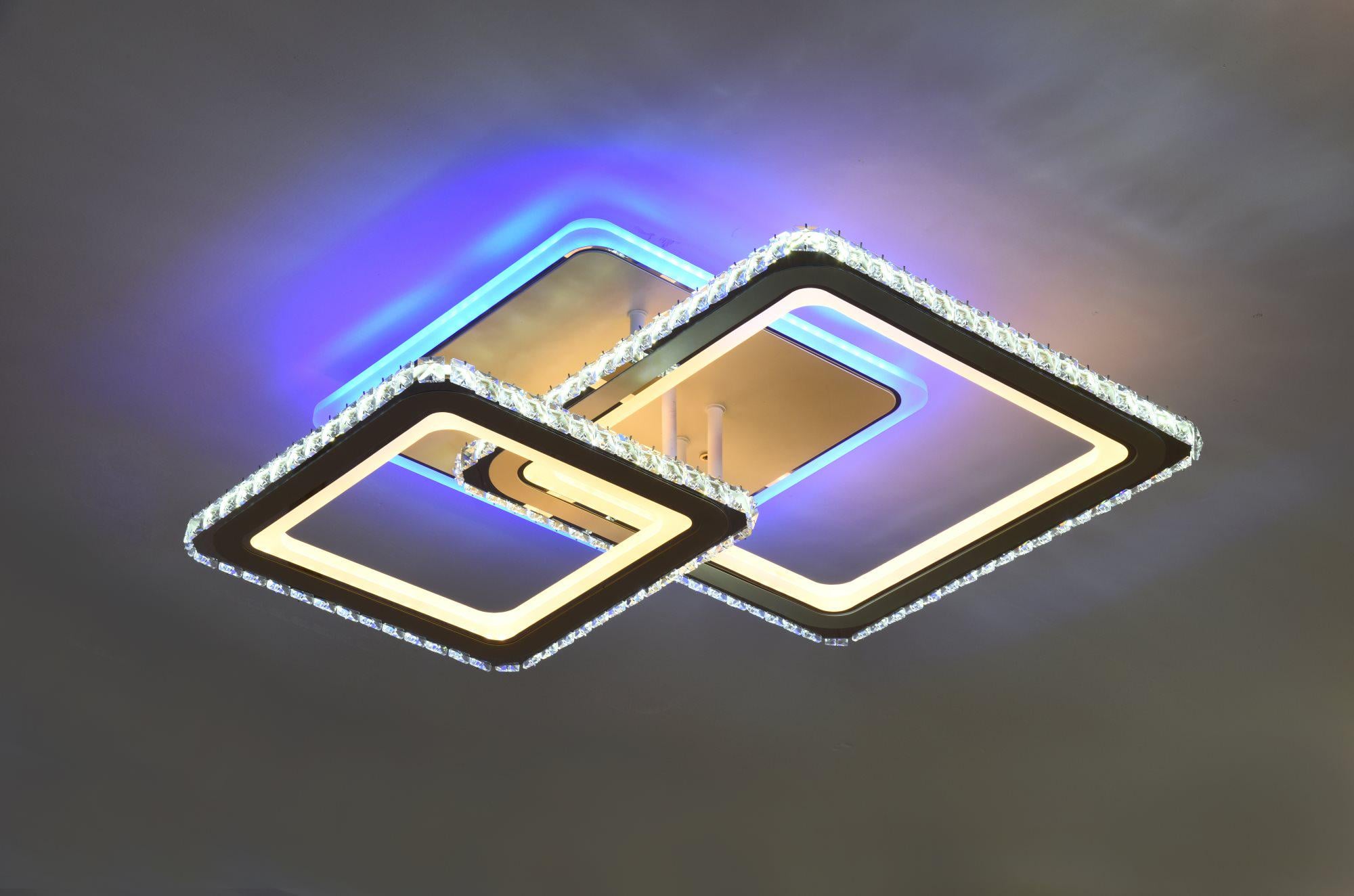Люстра потолочная VALESO 55659/2 LED Белый/Хром