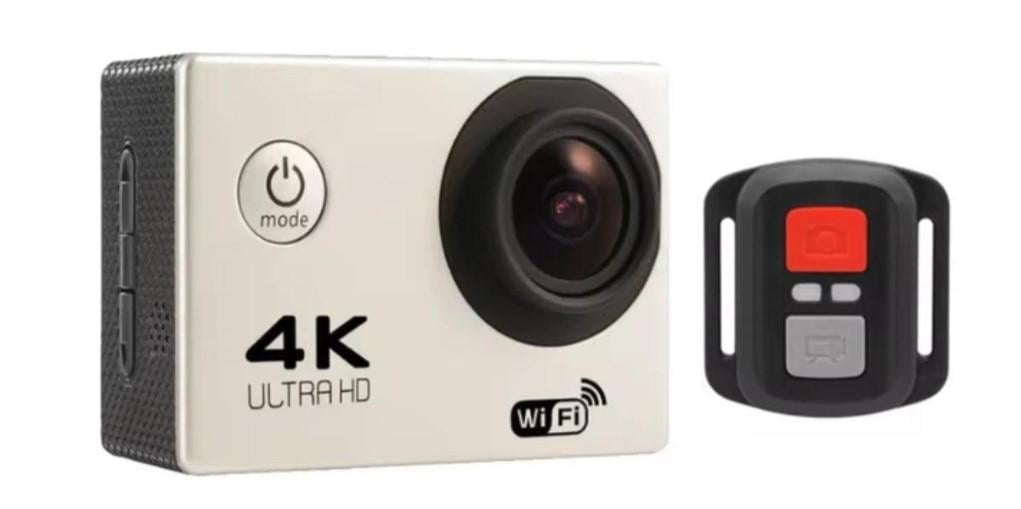 Екшн-камера водонепроникна спортивна 4K Wi-Fi DMX 30 Білий