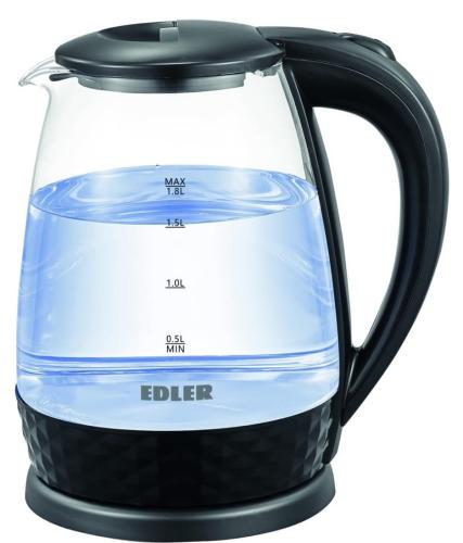 Электрочайник EDLER EK5520 1500W 1,8 л Black (275413)