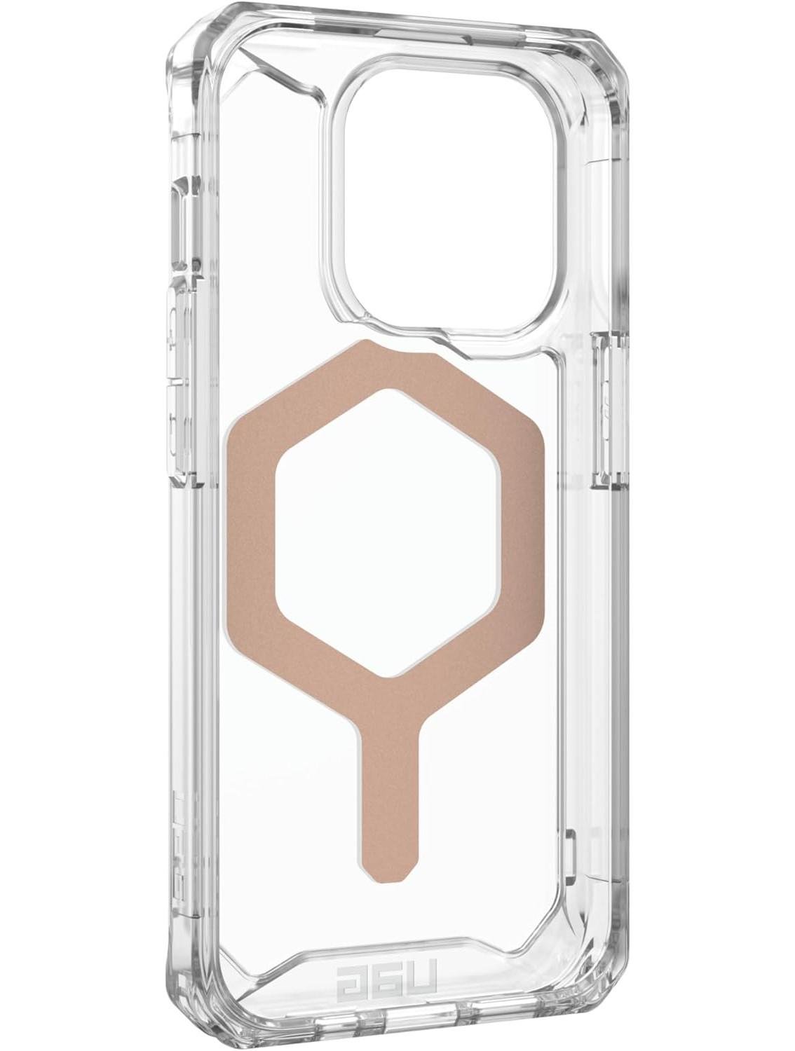 Чохол-бампер для телефона UAG Plyo Magsafe для Apple iPhone 15 Pro Ice/Rose Gold (114286114348) - фото 3