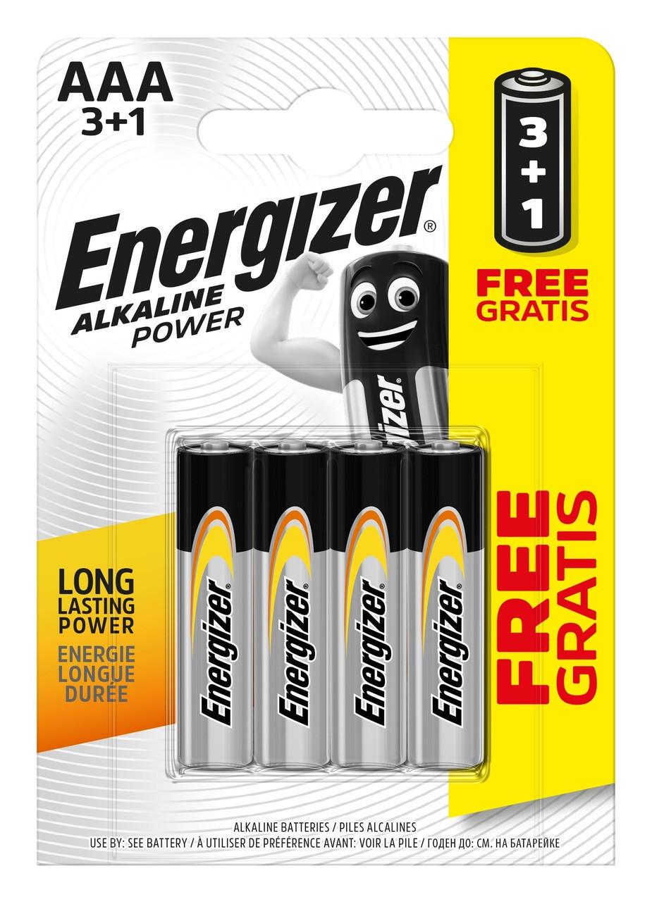 Батарейки Energizer AAA/LR03 Alkaline Power 4 шт. (1521836277)