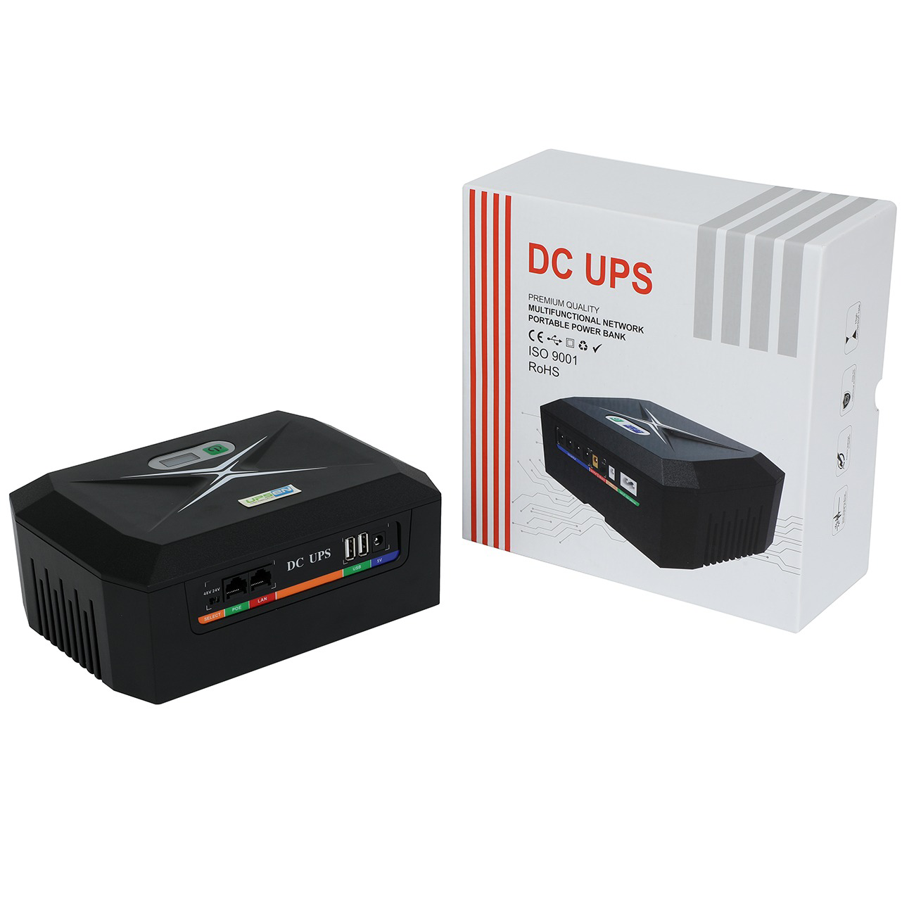 Источник бесперебойного питания UPSEN Somo 100 Вт 20800 mAh для роутера ONU и ноутбука с выходом 19 В и PoE (481)