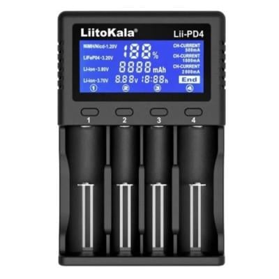 Зарядное устройство умное Liitokala Lii-PD4 Li-ion 18650 Ni-MH LED 4 канала Зарядное устройство умное Liitokala Lii-PD4 Li-ion 18650 Ni-MH LED 4 канала