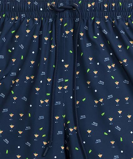 Шорти пляжні чоловічі Atlantic KMB-221 3XL Темно-синій (27565697) - фото 4 Шорти пляжні чоловічі Atlantic KMB-221 3XL Темно-синій (27565697) - фото 4