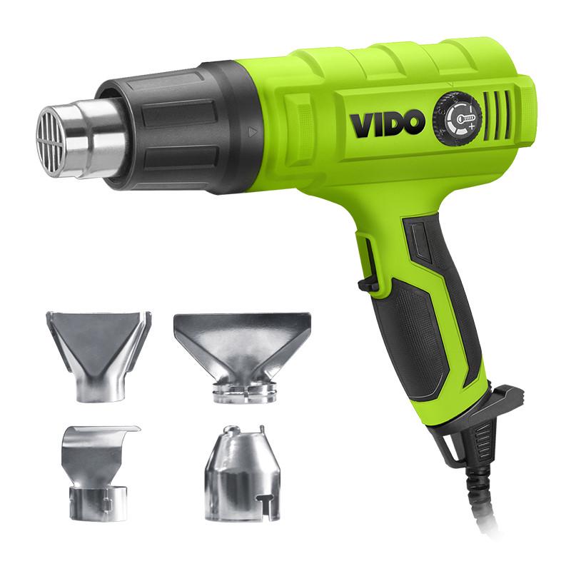 Фен будівельний Vido WD050142000 600 С 2000 Вт (27563458) - фото 2 Фен будівельний Vido WD050142000 600 С 2000 Вт (27563458) - фото 2