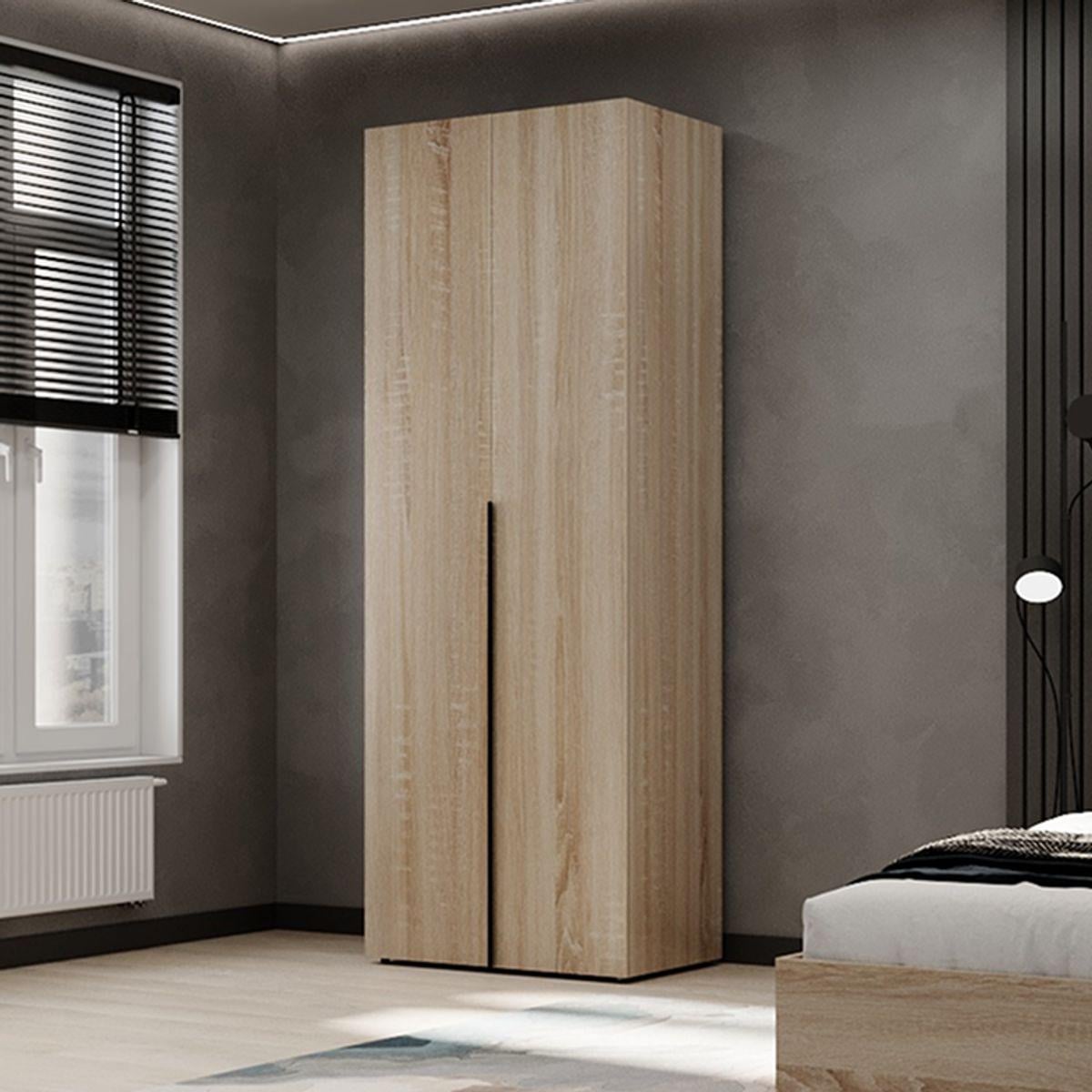 Шкаф распашный 1 Art In Head Light 800x2200x500 мм Дуб Сонома (LT11130000000)