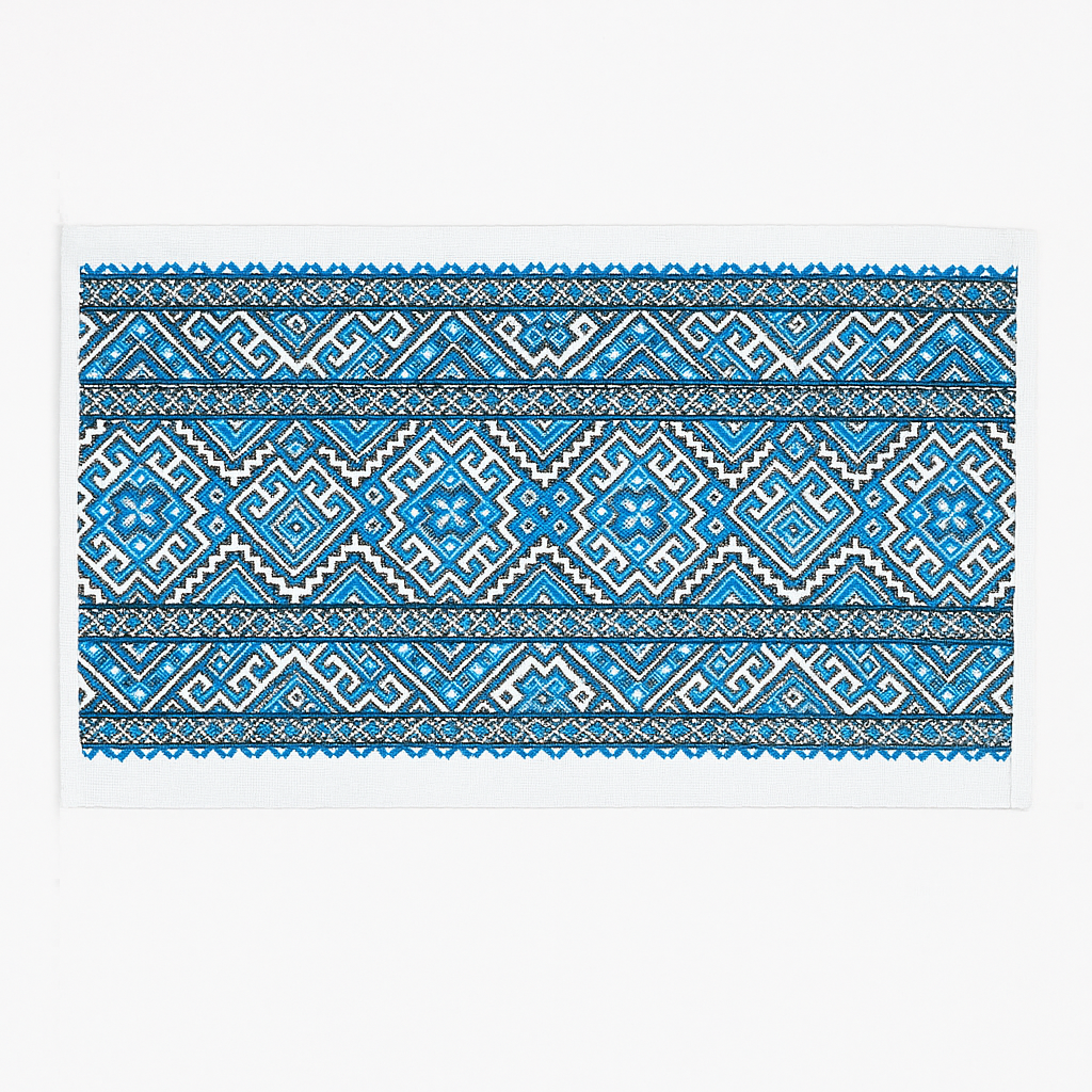 Салфетка на стол для корзины Presentville Украинский орнамент Глубой (SLF_22U007)