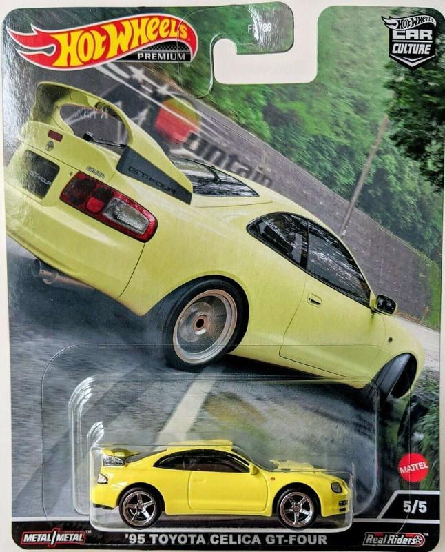 Игрушечная машинка Hot Wheels Premium 95 Toyota Celica GT-Four 2022 Mountain Drifters 5/5 Car Culture (HCJ82)