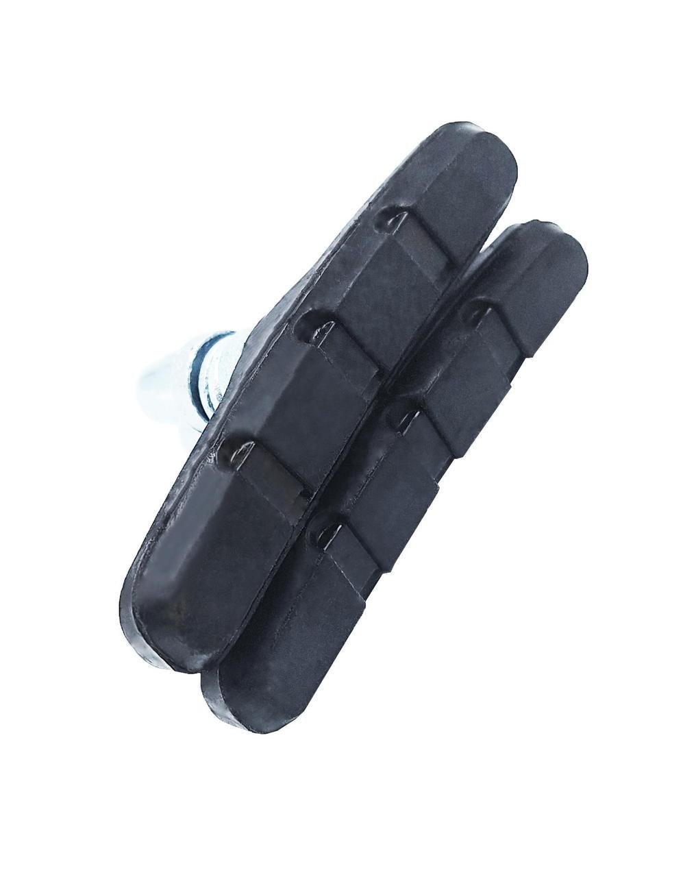 Тормозные велосипедные колодки Bravvos FLA-23-04S ободные резьбовые V-brake резиновые 70 мм Черный (G0000715)