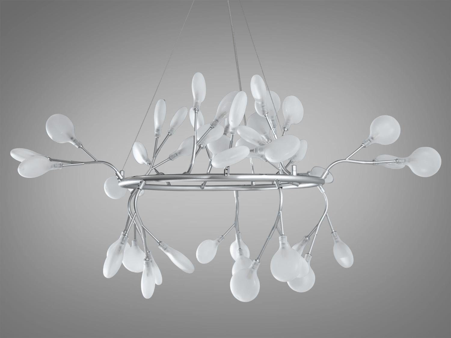 Люстра Diasha Светлячок подвесная 27 ламп Хром (Y889-45A SL)