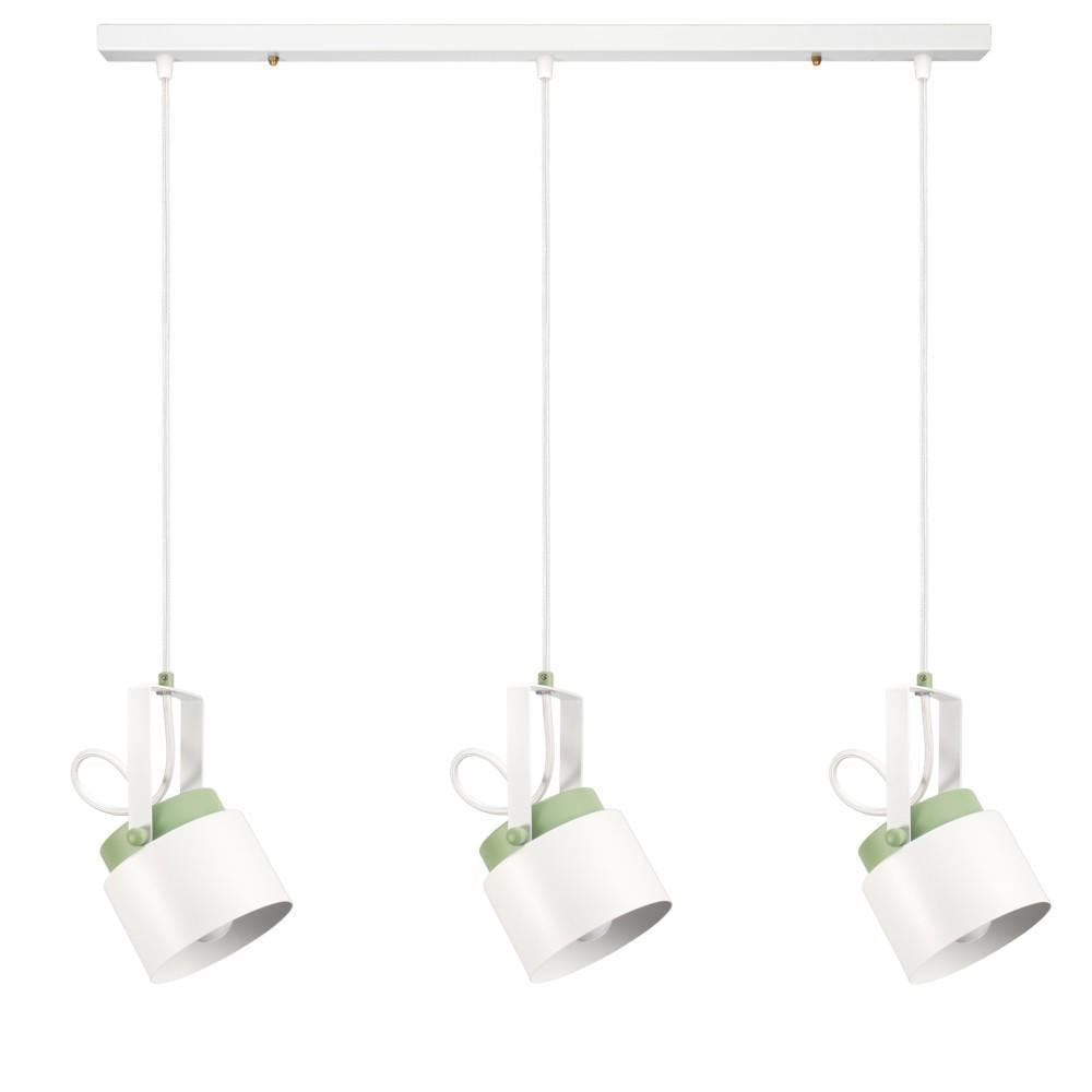 Подвесные прожекторы на планке Scandi Collection White/Green (PL-SC0003-3/WH-GRN)