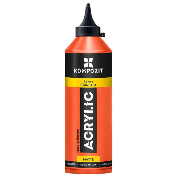 Акрилова фарба ART Kompozit Standart 026 500 мл Помаранчевий (KT500026) - фото 1 Акрилова фарба ART Kompozit Standart 026 500 мл Помаранчевий (KT500026) - фото 1