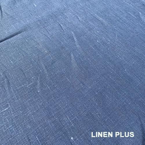 Ткань костюмная LINEN PLUS 100% лен 143 см 365 Синий - фото 2 Ткань костюмная LINEN PLUS 100% лен 143 см 365 Синий - фото 2