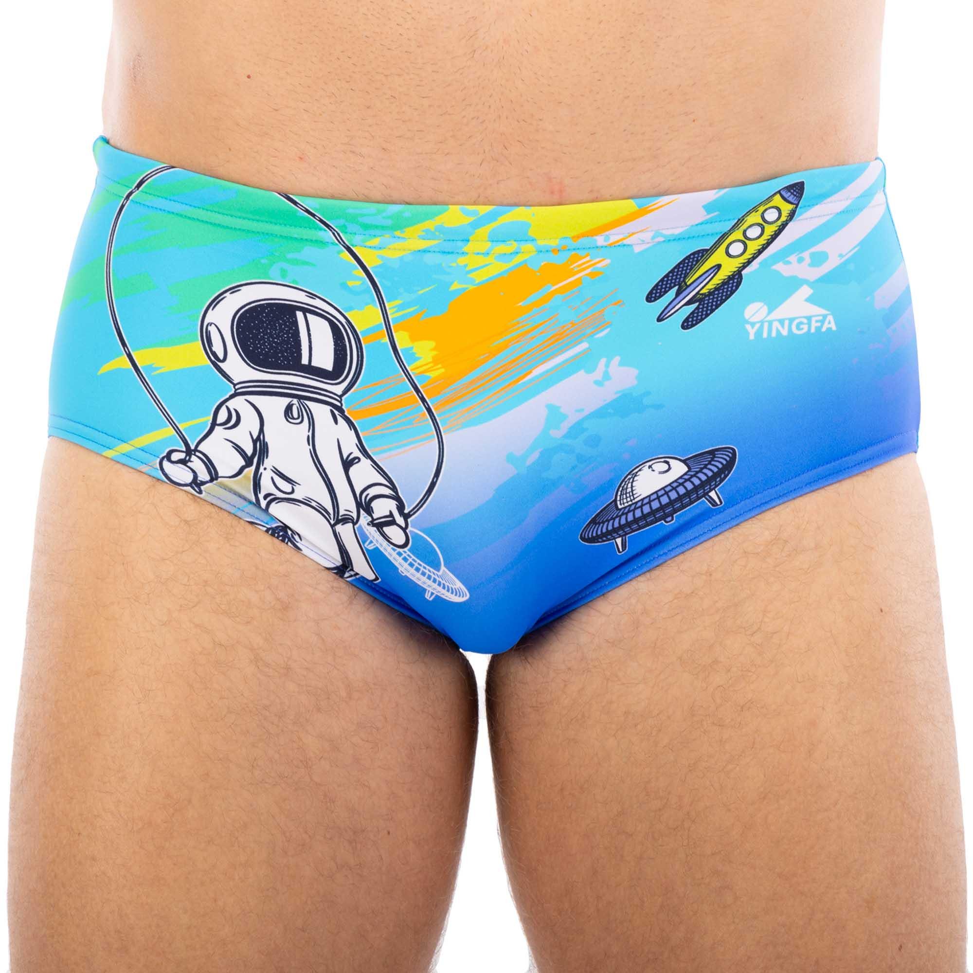 Плавки чоловічі класичні для плавання YINGFA Space 9652 XL Блакитно-синій (9652_Голубой-синий_XL_(165-17) - фото 2 Плавки чоловічі класичні для плавання YINGFA Space 9652 XL Блакитно-синій (9652_Голубой-синий_XL_(165-17) - фото 2