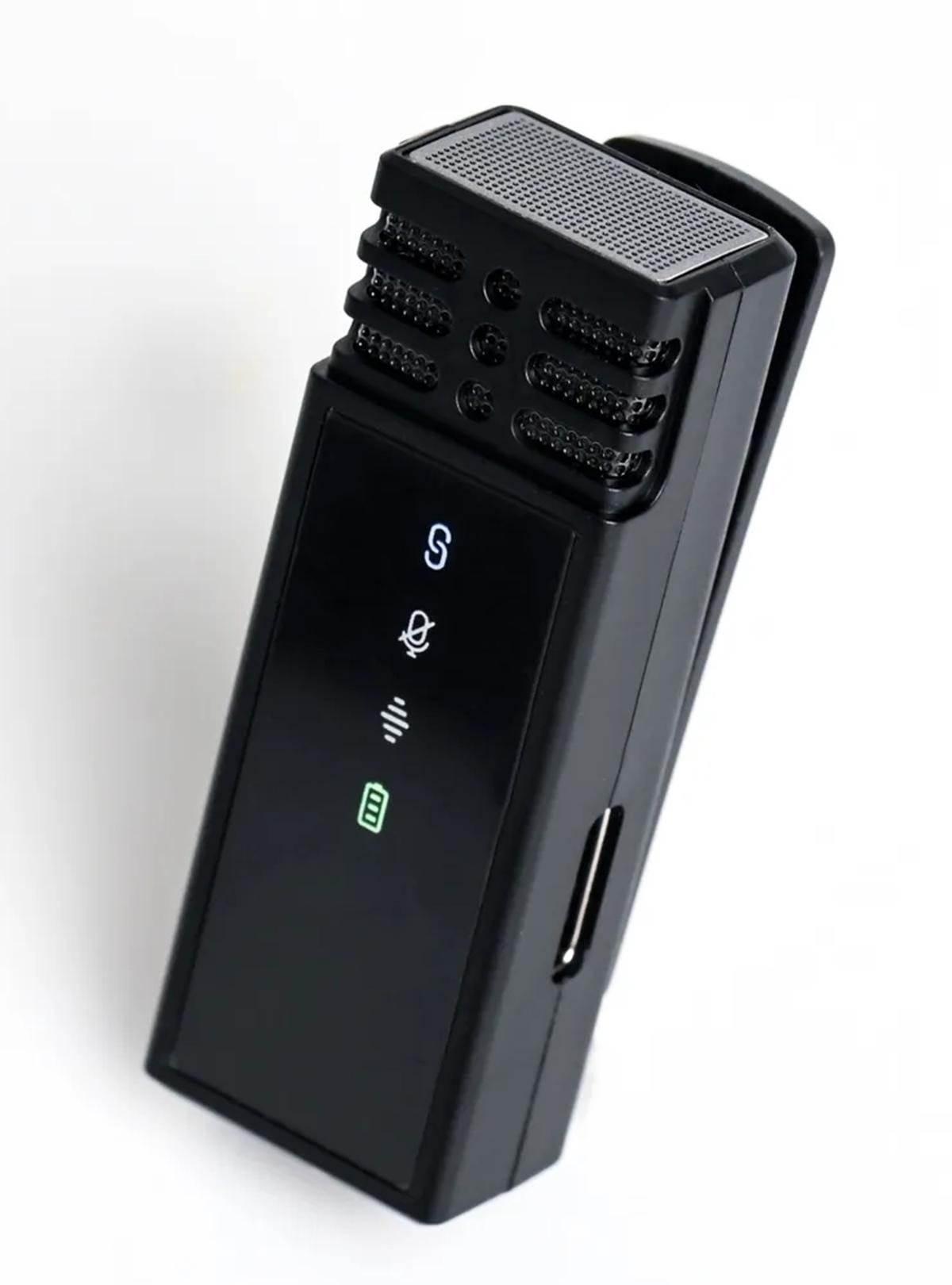 Микрофон беспроводной петличный OnePro с ветрозащитной насадкой Черный (73716) - фото 14 Микрофон беспроводной петличный OnePro с ветрозащитной насадкой Черный (73716) - фото 14