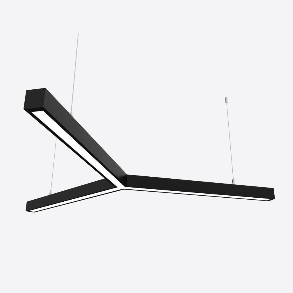 Светильник светодиодный X-LED 90 Вт Y-образный Ø1230 мм Черный (LSNY-90b) - фото 1 Светильник светодиодный X-LED 90 Вт Y-образный Ø1230 мм Черный (LSNY-90b) - фото 1