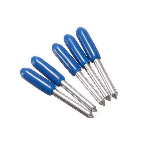 Ніж змінний для плотера 60° вольфрамова сталь 10 шт. Blue (537187)