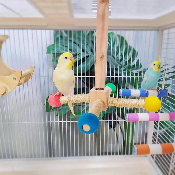 Игрушки для попугаев Качели вращающиеся из натурального дерева (J00175) - фото 7 Игрушки для попугаев Качели вращающиеся из натурального дерева (J00175) - фото 7