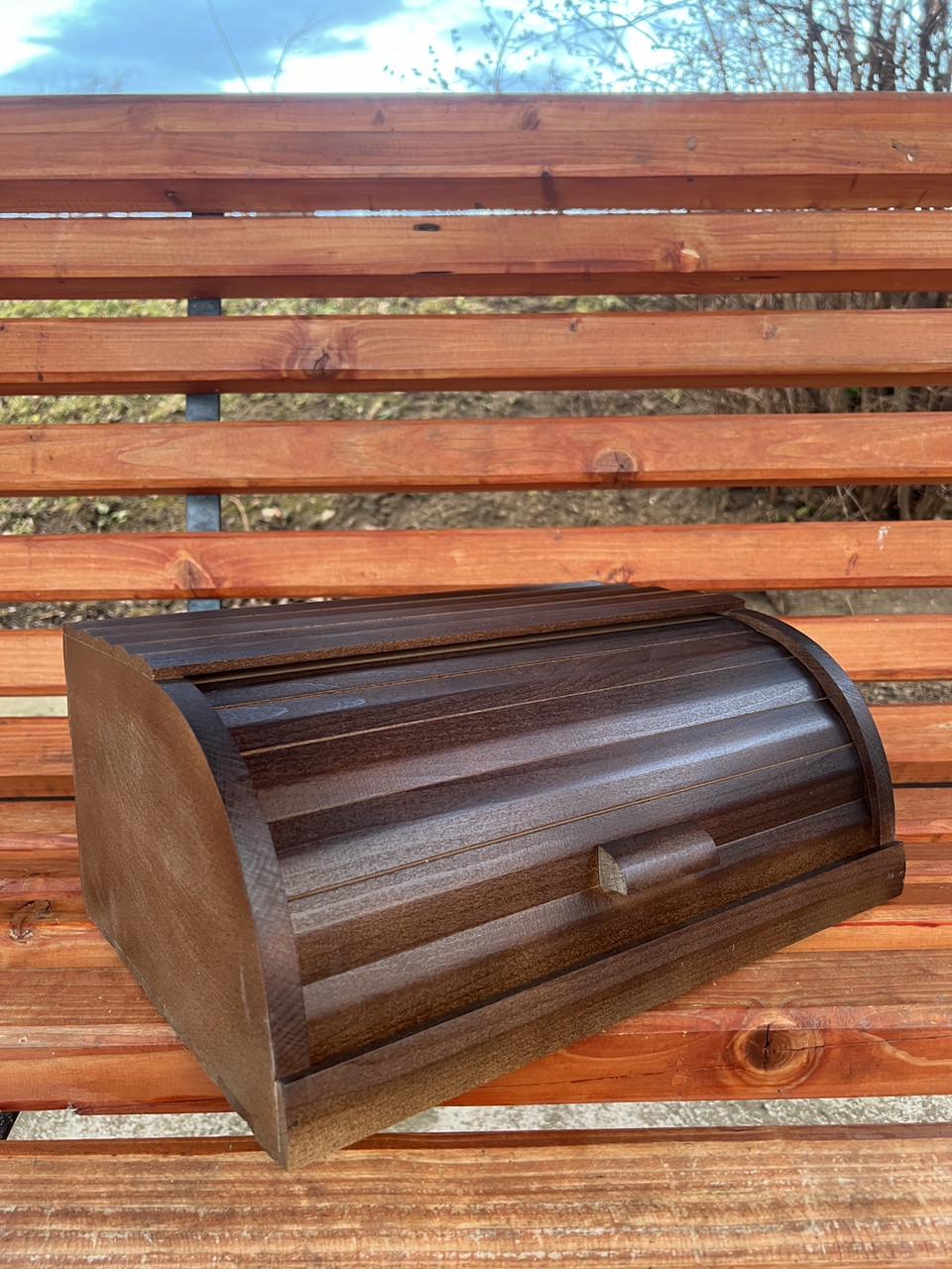 Хлебница деревянная Карпатская Бук темный (1956041484) - фото 5 Хлебница деревянная Карпатская Бук темный (1956041484) - фото 5