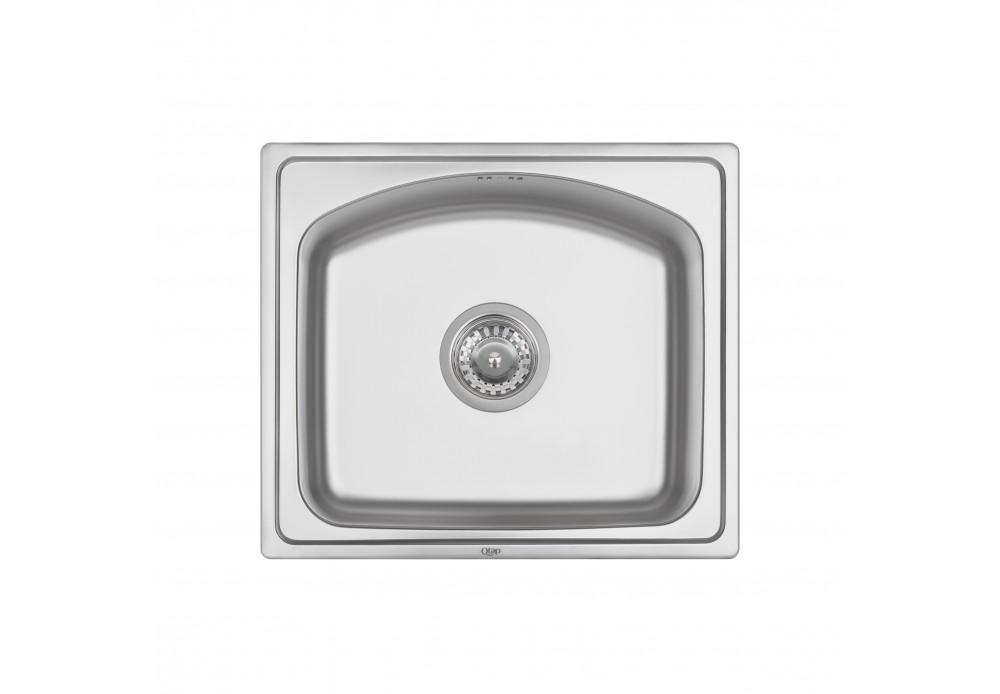 Кухонная мойка Q-tap 4842 0,8 мм Satin (QT4842SAT08)
