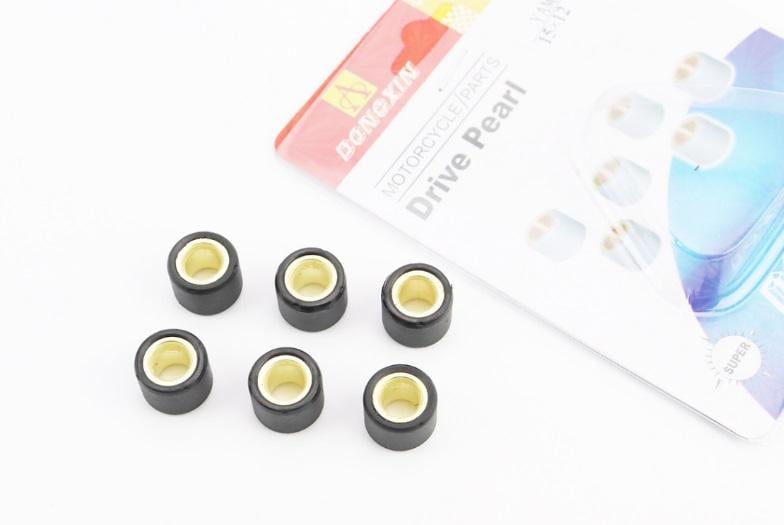 Ролики вариатора Yamaha 15x12-6,5г 6 шт. Ролики вариатора Yamaha 15x12-6,5г 6 шт.