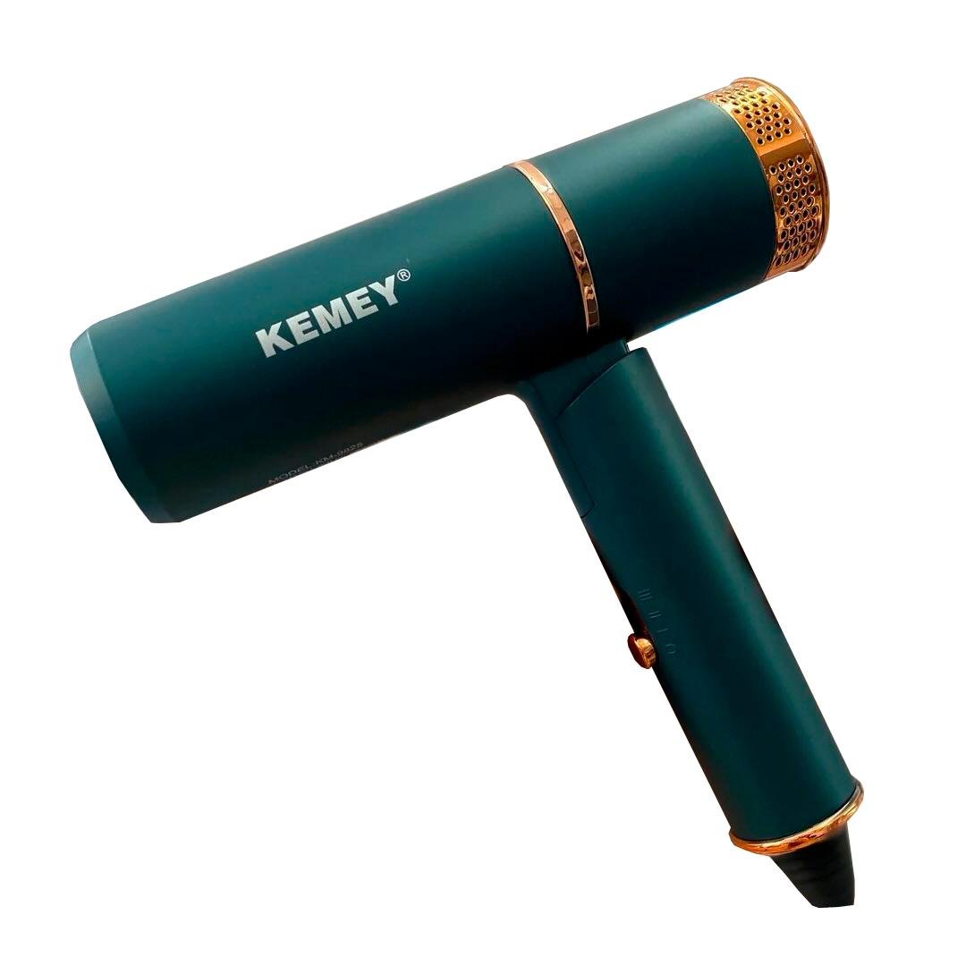 Фен для волос Kemey CFJ-KM-8225 3000 Вт 2 режима скорости Зеленый (2390000004)