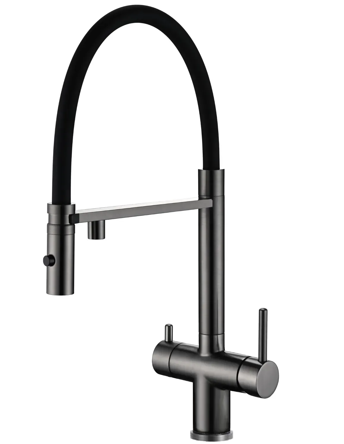 Смеситель комбинированный FKM 3130 Steel Black (8231.403.1930)