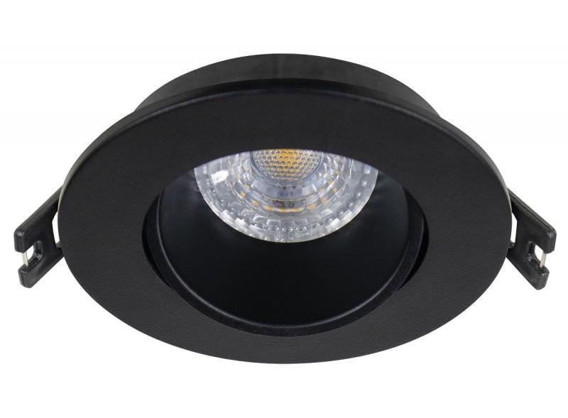 Точечный светильник Luxel GU5.3 IP20 круг Черный (DP-01B)