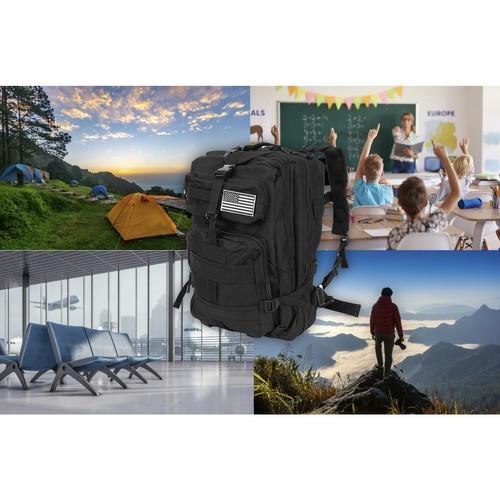 Рюкзак з системою швидкого скиду Trizand 26 л 44х28х16 см Чорний (27917683) - фото 7 Рюкзак з системою швидкого скиду Trizand 26 л 44х28х16 см Чорний (27917683) - фото 7