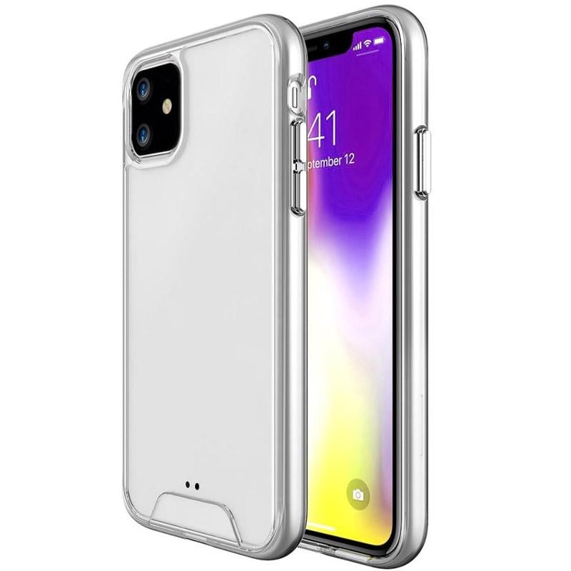 Противоударный чехол Epik для Apple iPhone 11 (6.1") TPU Space Case transparent Прозрачный