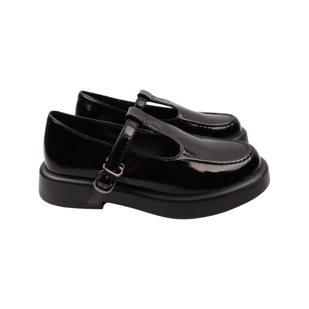 Туфли женские Melanda из лаковой кожи р. 37 Черный (40-22DTC)