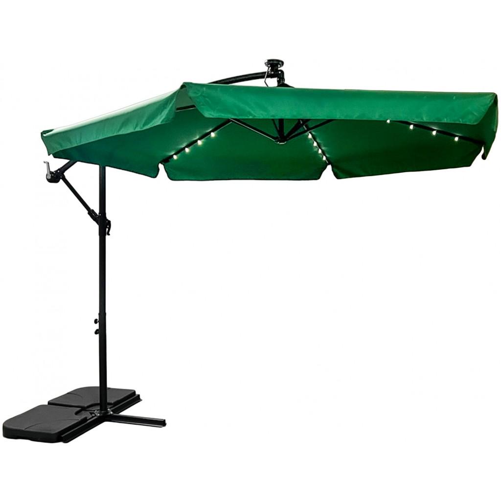 Зонтик садовый Bonro с подсветкой LED B-7218LP 3 м Зеленый (4240049912)