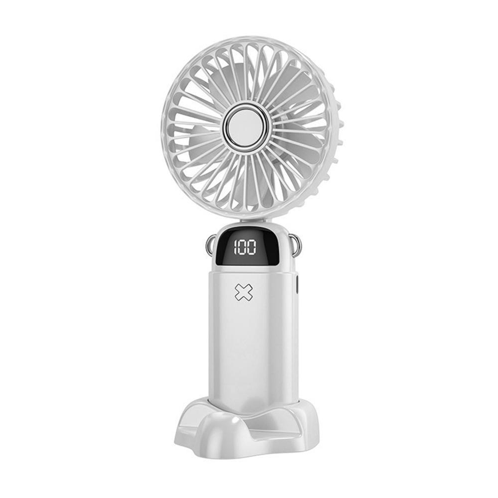 Ручний міні-вентилятор наший Handy Mini Fan нашийний/ручний/кишеньковий Білий (RCHVNT-WHT-01) - фото 1