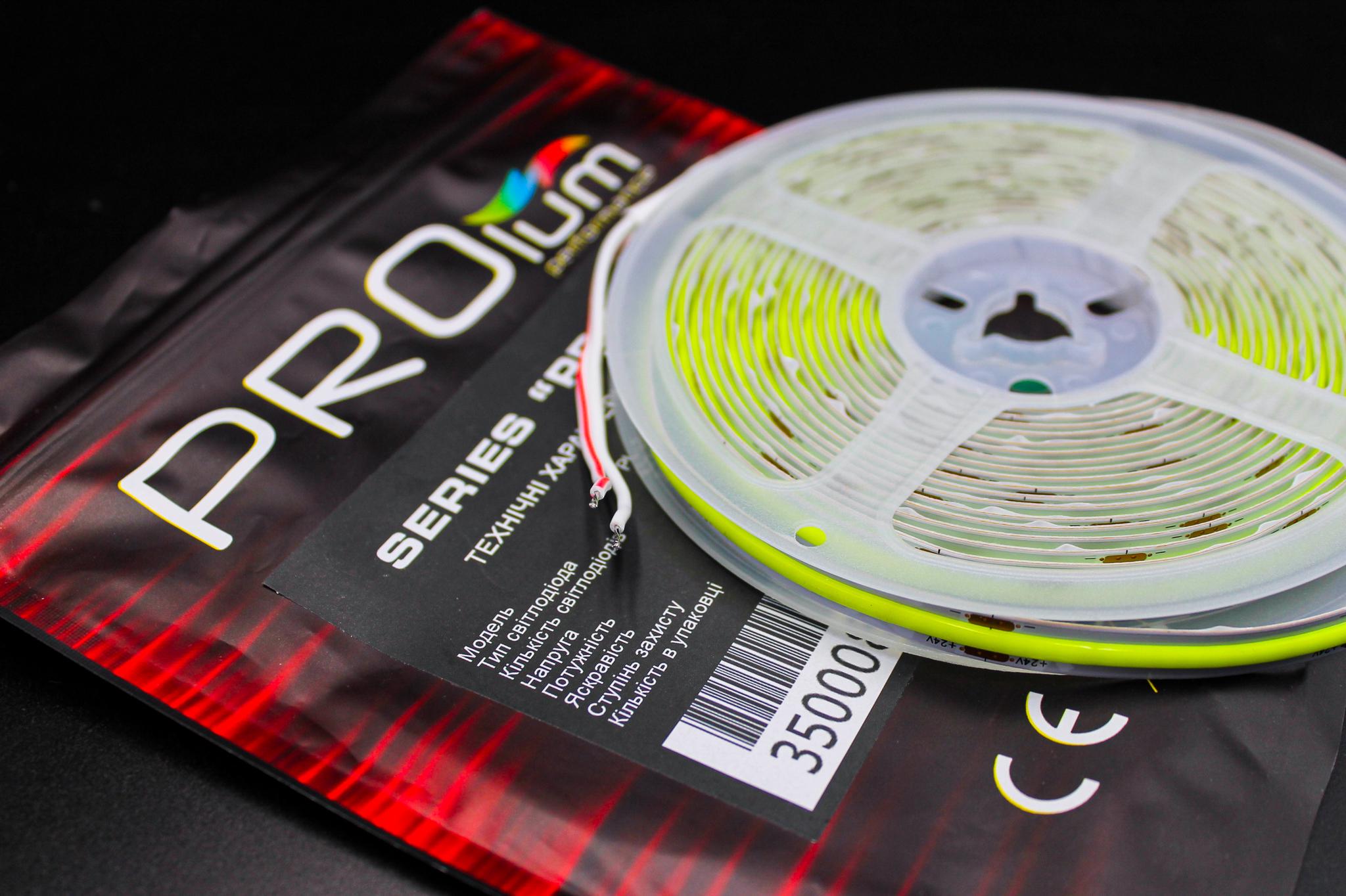 Светодиодная лента Prolum СОВ 320 LED IP20 Series-PRO 24V Зеленый (28522837) - фото 5