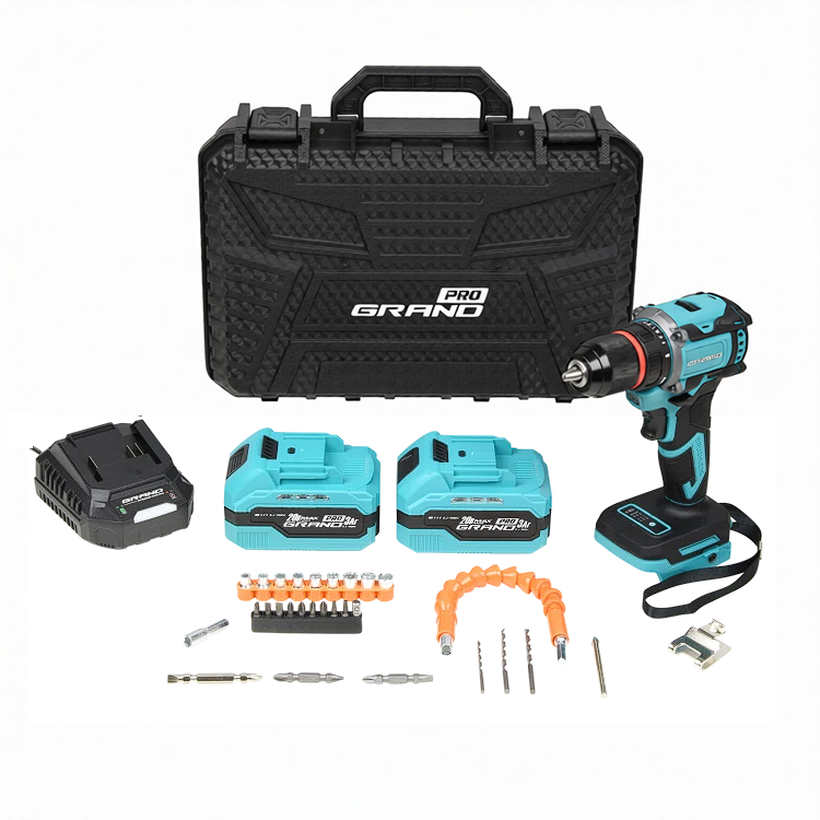 Шуруповерт аккумуляторный Grand ДА-20/50 BL/DFR 20В безщеточный 50 Нм со съемным патроном в кейсе